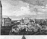 Dresden, the Ruins of the Pirnaische Vorstadt by Bernardo Bellotto